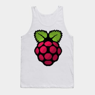 Raspberry Pi Pixel Logo Tank Top